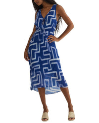 Bella Dahl High Low Pleated Dress