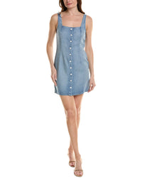 Bella Dahl Square Neck Button Front Mini Dress