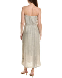 Bella Dahl Strapless Linen-Blend Maxi Dress