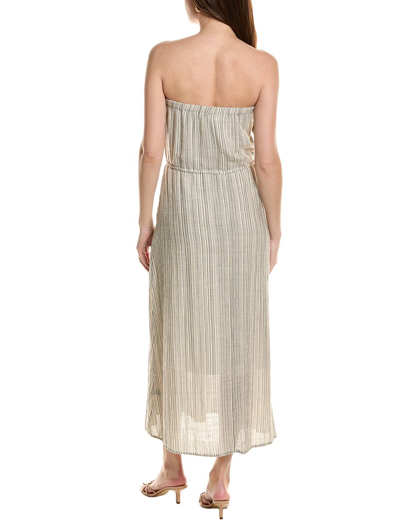 Bella Dahl Strapless Linen-Blend Maxi Dress