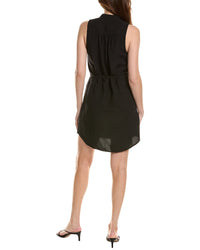 Bella Dahl Sleeveless Placket Linen-Blend Dress