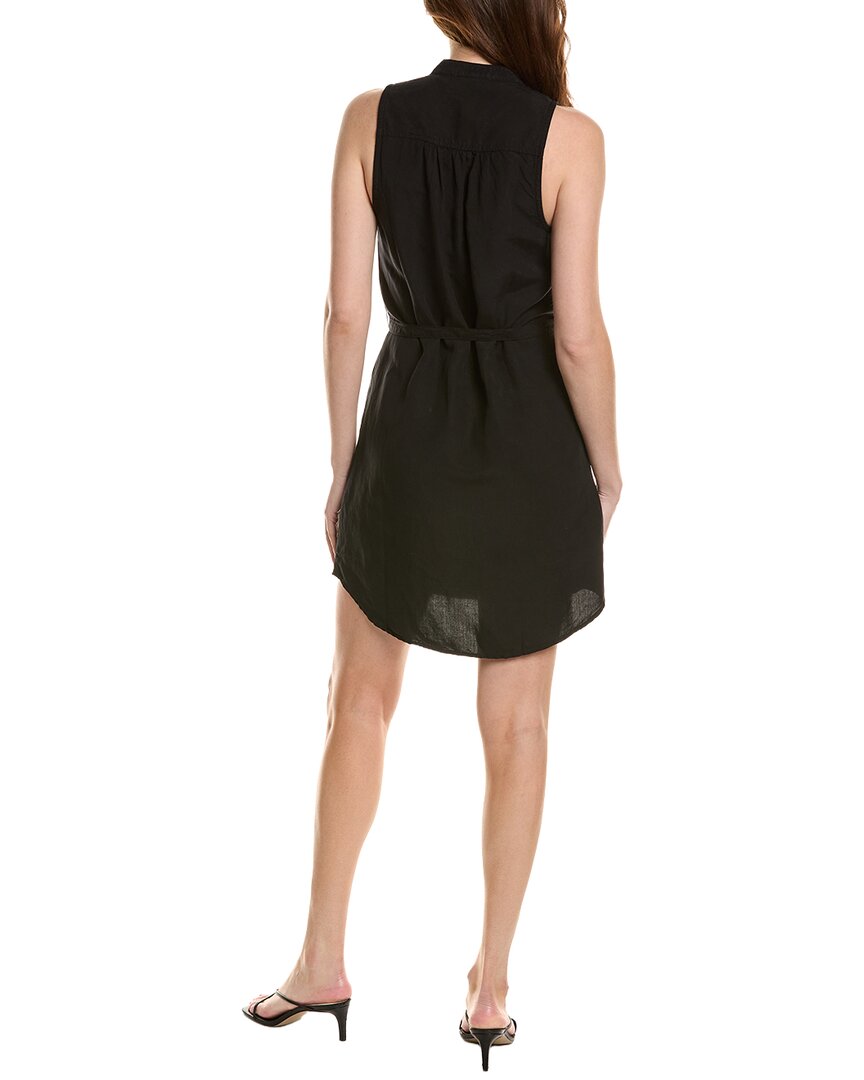 Bella Dahl Sleeveless Placket Linen-Blend Dress