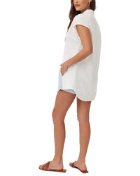 Bella Dahl Easy Cap Sleeve Linen-Blend Tunic
