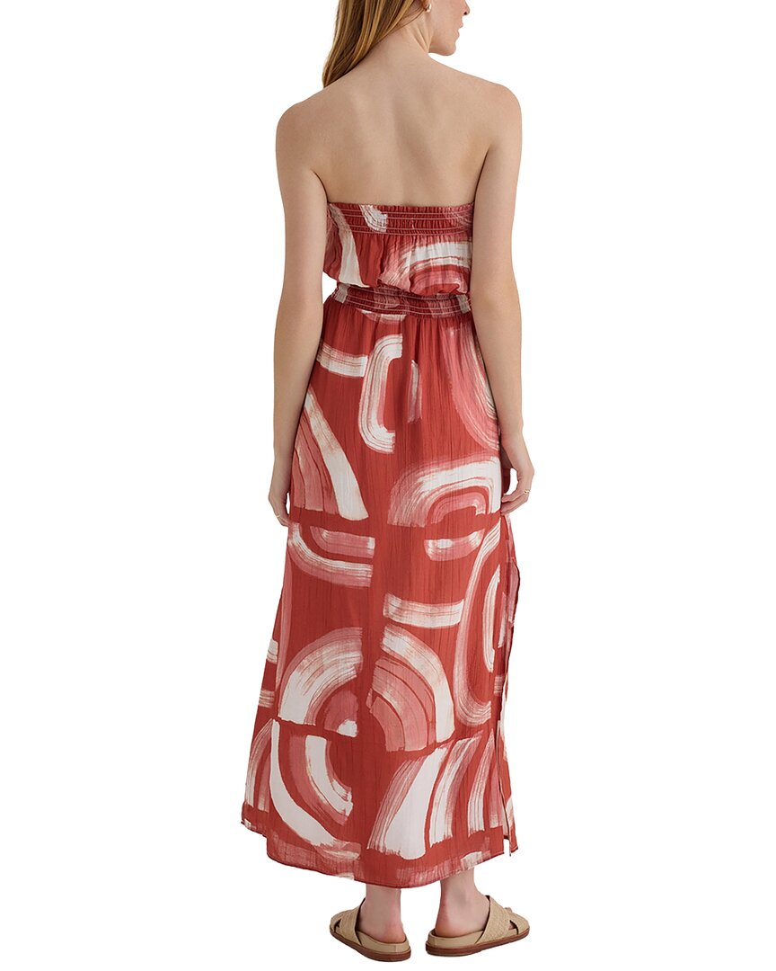 Bella Dahl Strapless Elastic Waist Midi Dress
