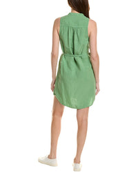 Bella Dahl Sleeveless Placket Linen-Blend Dress