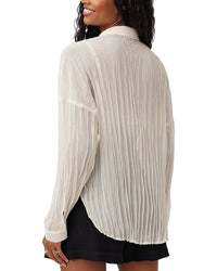 Bella Dahl Flowy Pleated Shirt