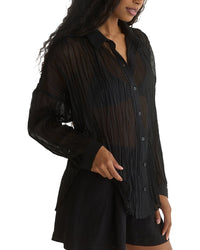 Bella Dahl Flowy Pleated Shirt