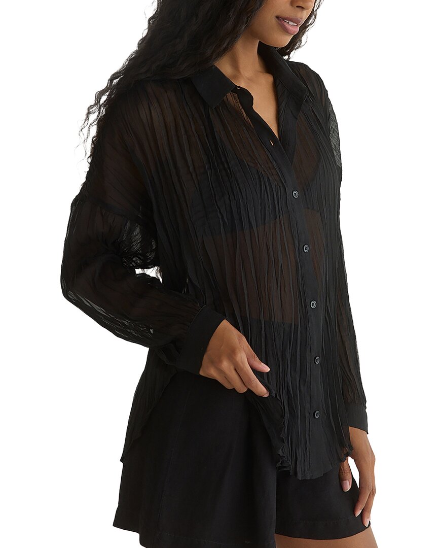 Bella Dahl Flowy Pleated Shirt