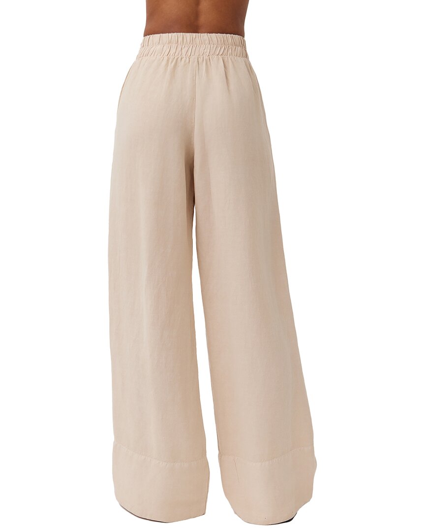 Bella Dahl Linen-Blend Wide Leg Pant