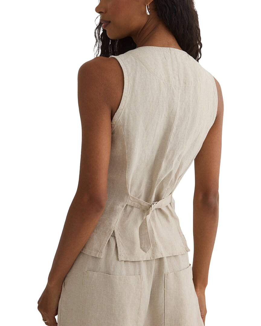 Bella Dahl Scoop Neck Linen Vest