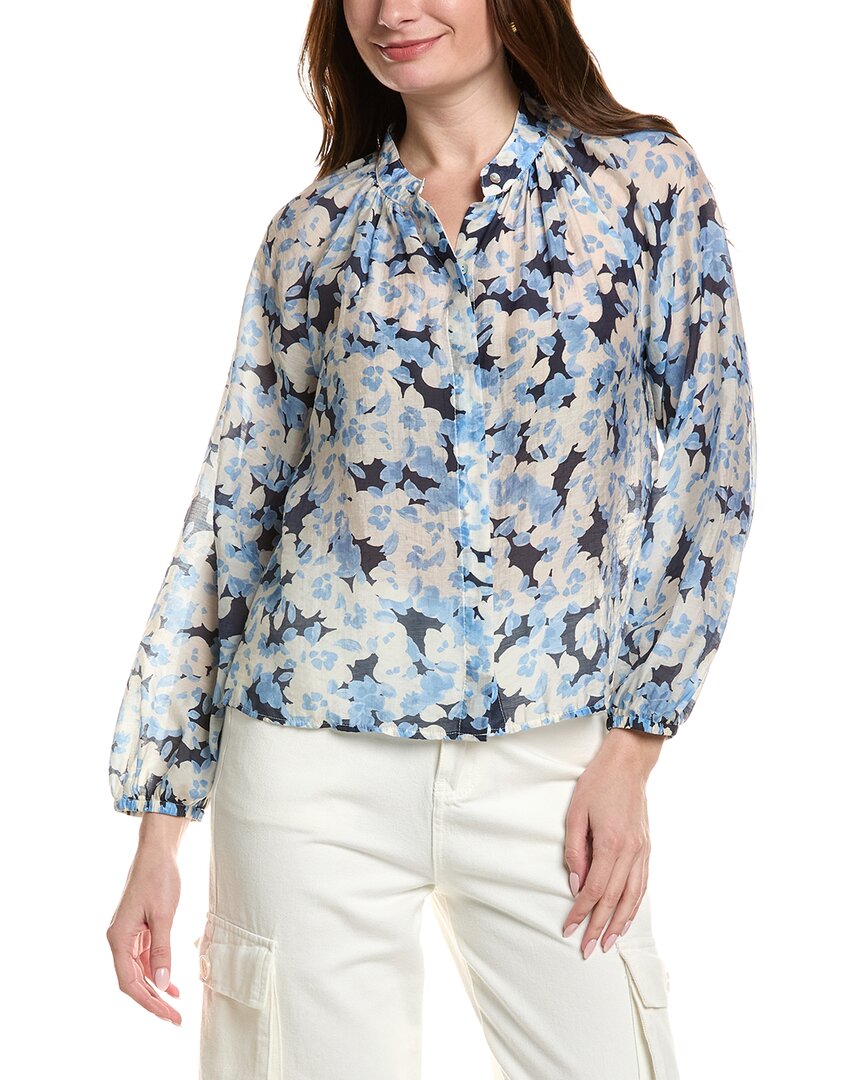 Bella Dahl Long Sleeve Shirred Raglan Shirt