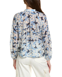 Bella Dahl Long Sleeve Shirred Raglan Shirt