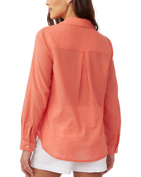 Bella Dahl Pocket Button Down Shirt