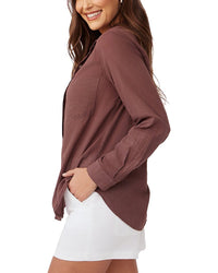 Bella Dahl Pocket Button Down Shirt