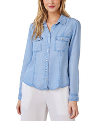 Bella Dahl Long Sleeve Seamed Shirt