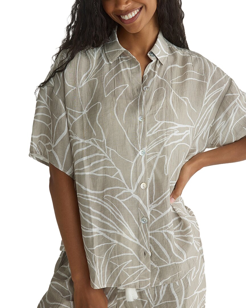 Bella Dahl Oversized Short Sleeve Shirt