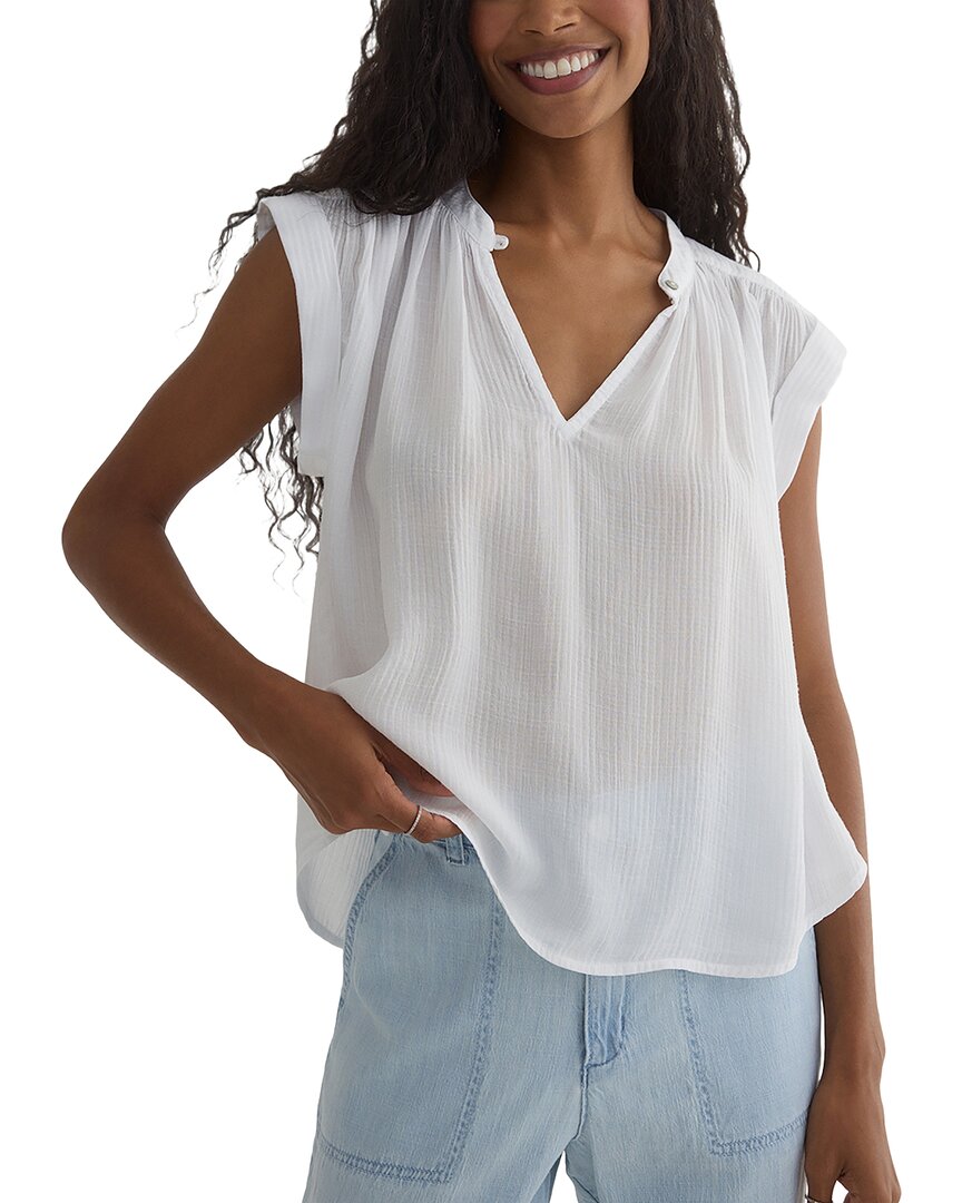 Bella Dahl Shirred Pullover Cap Sleeve