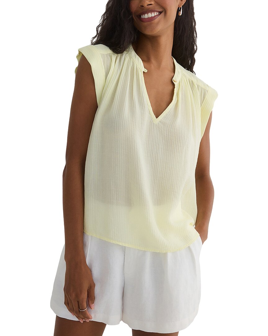 Bella Dahl Shirred Pullover Cap Sleeve