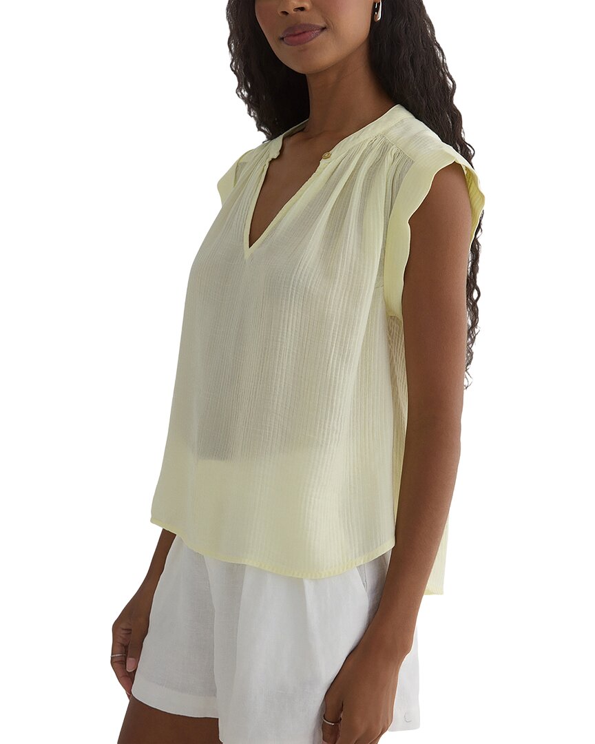 Bella Dahl Shirred Pullover Cap Sleeve