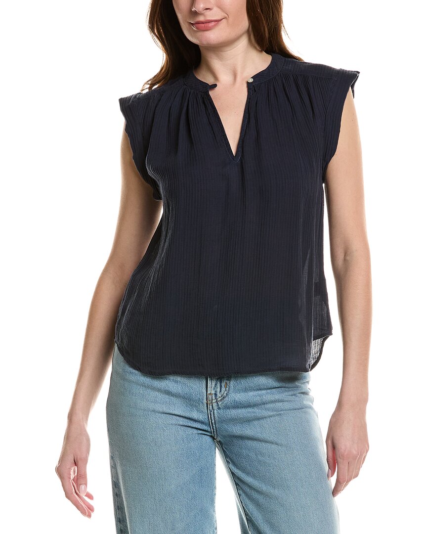 Bella Dahl Shirred Cap Sleeve Top