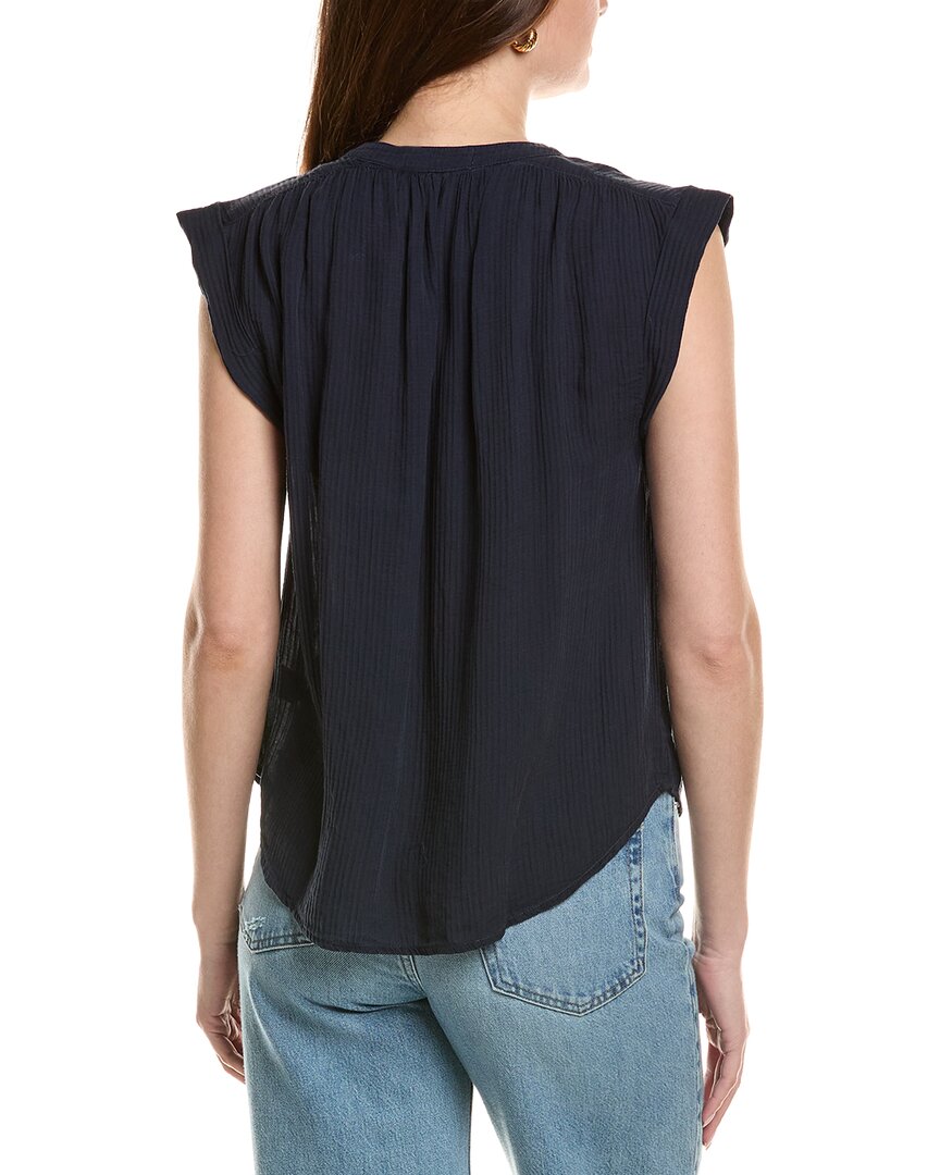 Bella Dahl Shirred Cap Sleeve Top