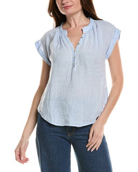 Bella Dahl Cap Sleeve Linen Pullover