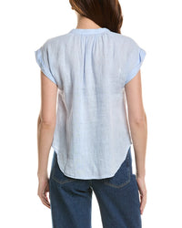 Bella Dahl Cap Sleeve Linen Pullover