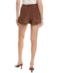 Bella Dahl D-Ring Sash Belt Linen-Blend Short