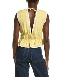 Wayf Linen-Blend Top