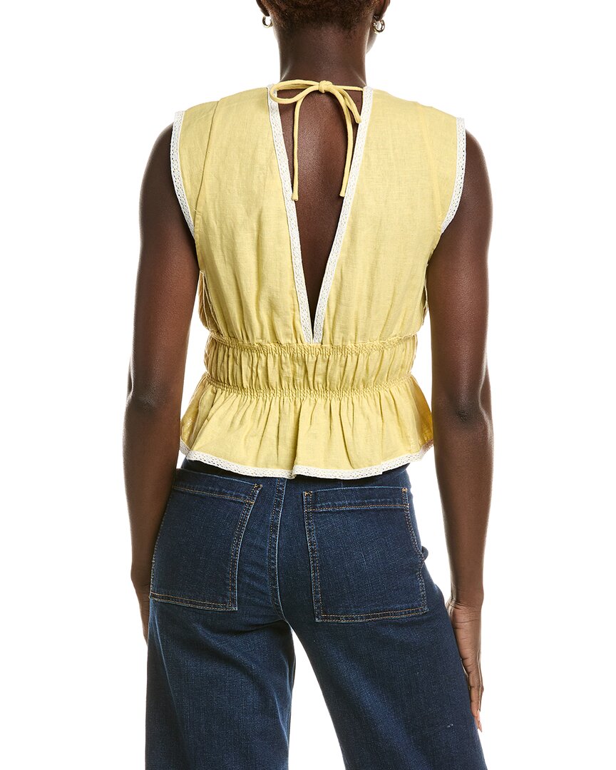 Wayf Linen-Blend Top