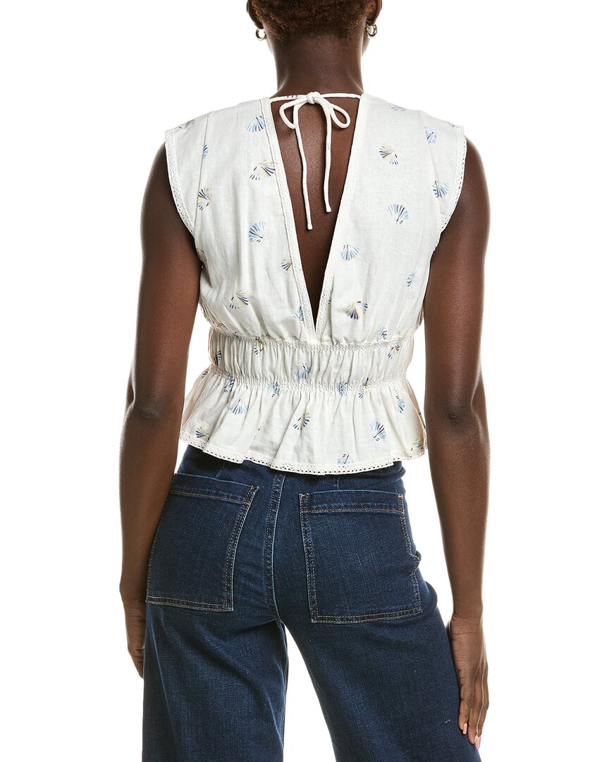 Wayf Linen-Blend Top