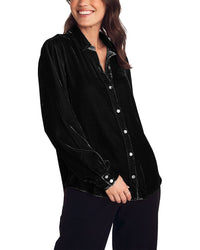 Bella Dahl Silk- Blend Classic Shirt