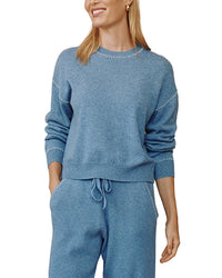 Bella Dahl Bella Dahl Cashmere & Wool-Blend Crew Neck Sweater