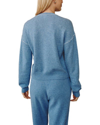 Bella Dahl Bella Dahl Cashmere & Wool-Blend Crew Neck Sweater