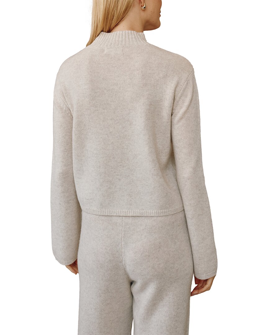 Bella Dahl Bella Dahl Cashmere & Wool Mock Neck Sweater