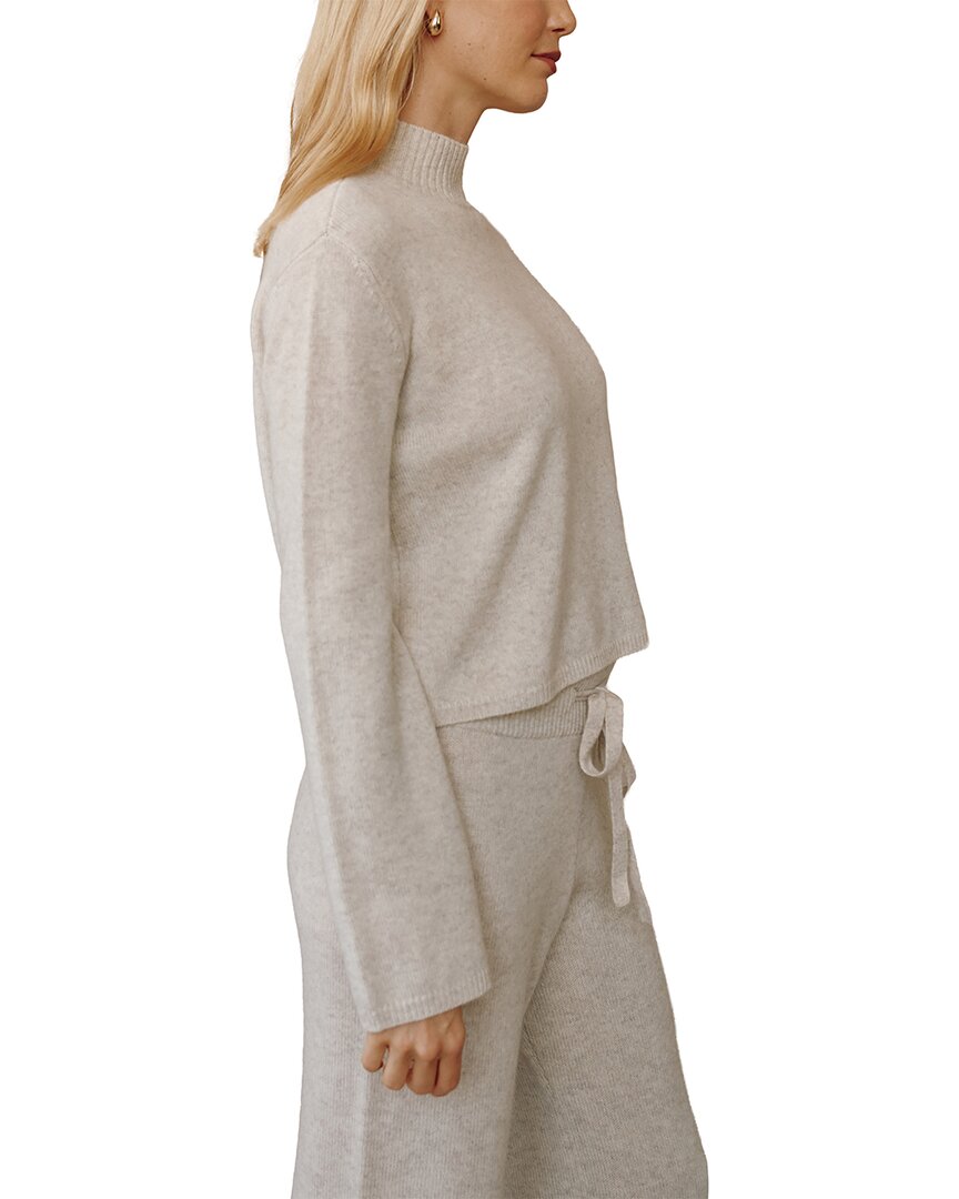 Bella Dahl Bella Dahl Cashmere & Wool Mock Neck Sweater