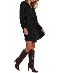 Bella Dahl Bella Dahl Belted Raglan Mini Dress
