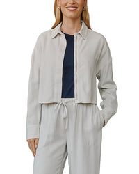 Bella Dahl Bella Dahl Oversized Cropped Shacket