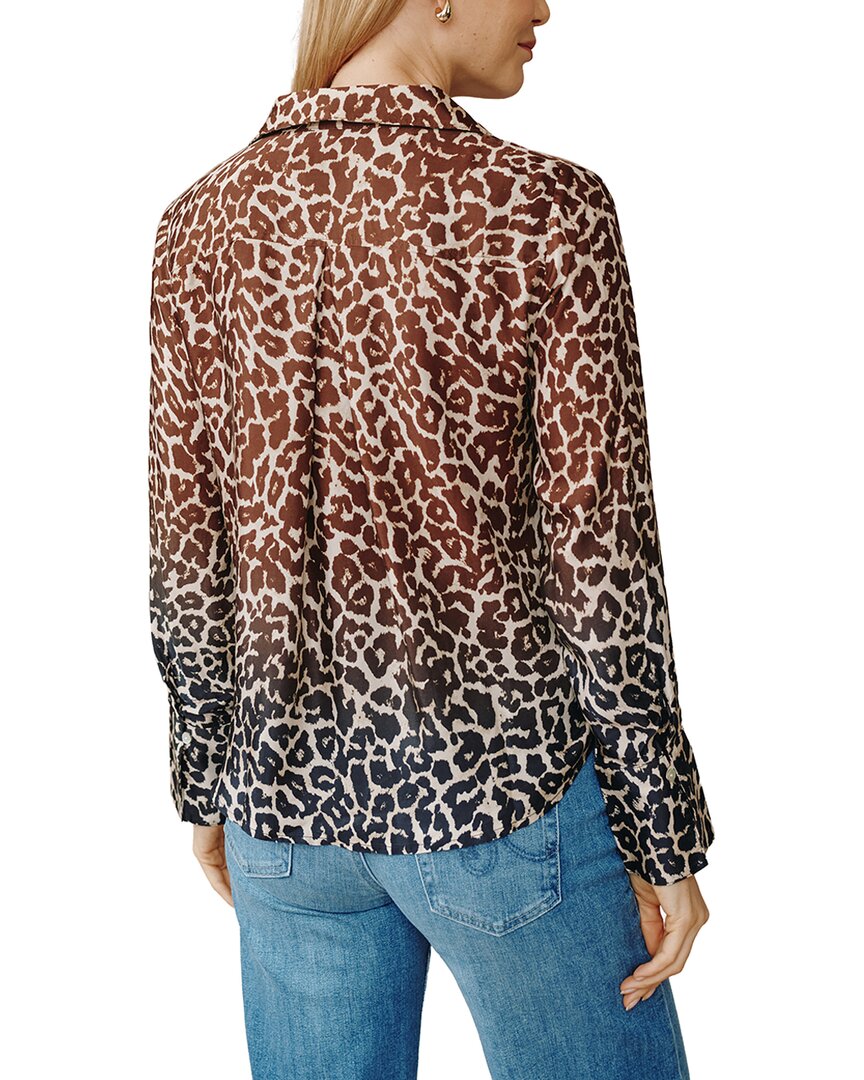 Bella Dahl Silk-Blend Button Down Shirt
