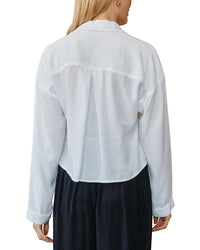 Bella Dahl Button Down Cropped Shirt