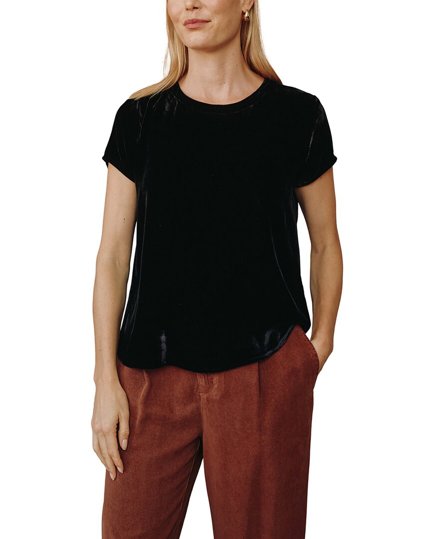 Bella Dahl Bella Dahl Silk-Blend Crew T-Shirt