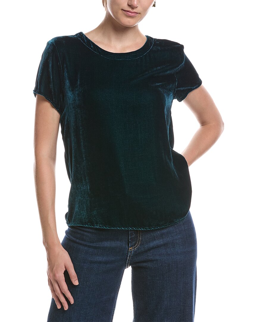 Bella Dahl Bella Dahl Silk-Blend Crew T-Shirt