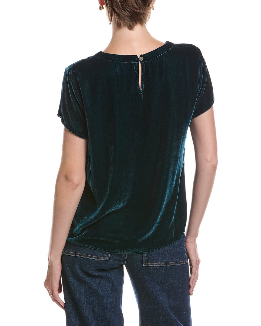 Bella Dahl Bella Dahl Silk-Blend Crew T-Shirt