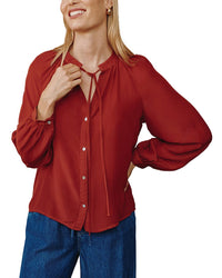 Bella Dahl Bella Dahl Raglan Button Down Shirt