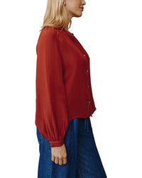 Bella Dahl Bella Dahl Raglan Button Down Shirt