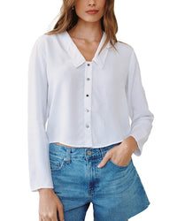 Bella Dahl Bella Dahl Cropped Shirt