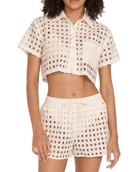 Solid & Striped Solid & Striped The Cropped Cabana Shirt