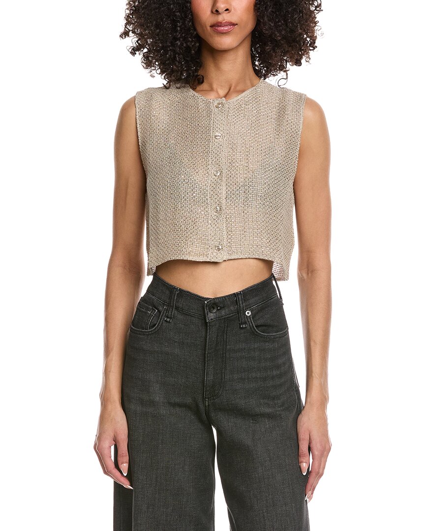 Leset Stella Linen-Blend Vest