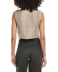 Leset Stella Linen-Blend Vest