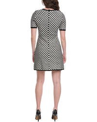 Oscar De La Renta Silk-Blend Mini Dress